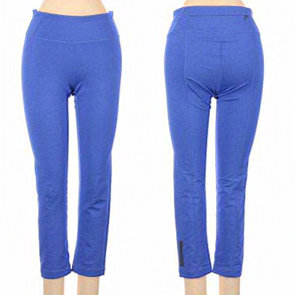 Lucy Cropped Leggings Heather Periwinkle Blue XS